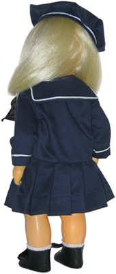 124. Sailor Dress Back Detail